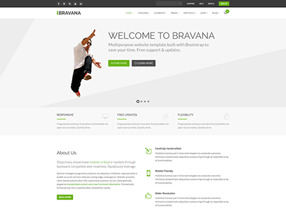 Bravana - Responsive Website Template