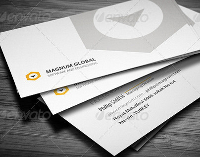 Rounded Clean Corporate Business Card