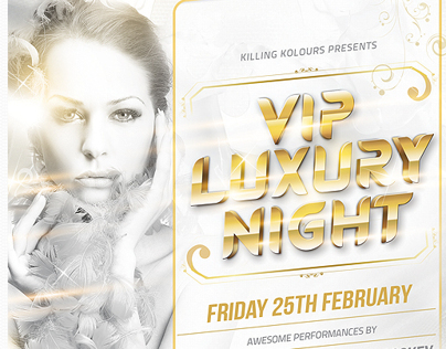 VIP Luxury Night Party Flyer