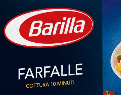 Barilla's packaging photorealistic illustration