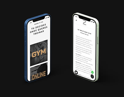 Izi Boutique Gym - WebDesign
