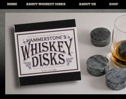 Whiskey Disks Website, Photography, and Online Store