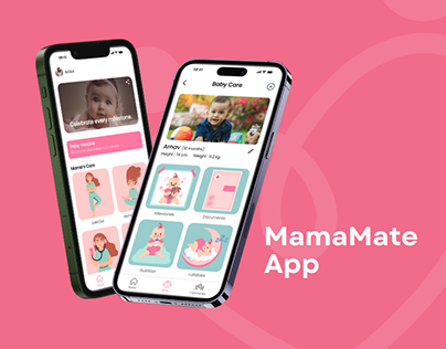 Project thumbnail - Motherhood App User Interface