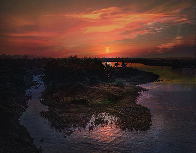 Sunset - Vietnam Thanh Hoa region