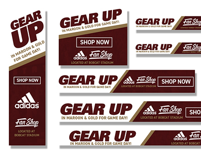 University Bookstore at Texas State Gear Up Ads - 2017