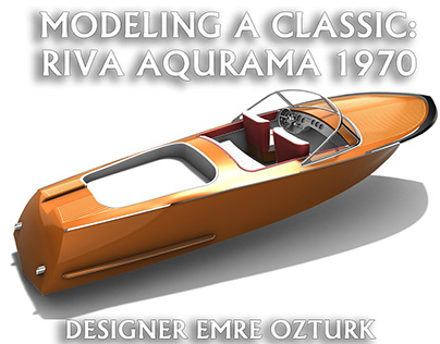 Modeling Riva Aquarama 1970