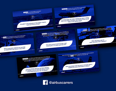 Visuals Facebook post contest for @airbuscarrers