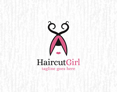 haircut logo template for sale