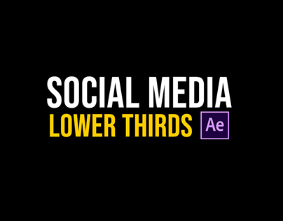 social media lower thirds