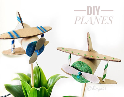 DIY planes with recycled materials