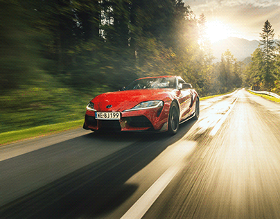 TOYOTA SUPRA GR IN THE MOUNTAINS