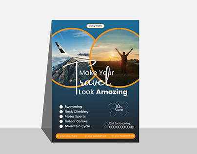 Simple Travel Flyer Design