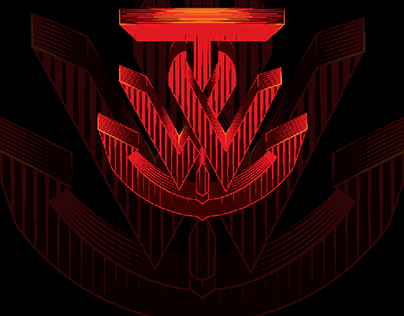 VJJV Monogram logo 3D Concept
