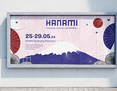 HANAMI Japanese Art Festival - visual identity