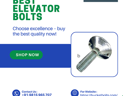 Purchase Elevator Bolts for Unrivaled Quality