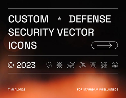 Defense Security Unique Icons