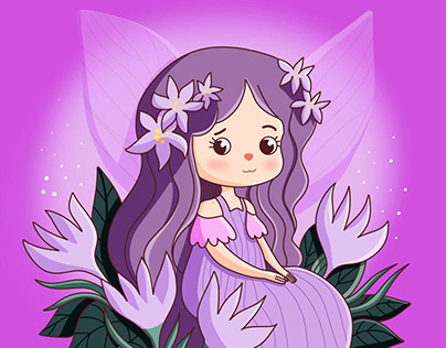 Magic fairies of flowers