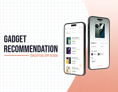 Gadget Recommendation App UIUX