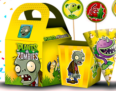 Plants vs Zombies Party Items