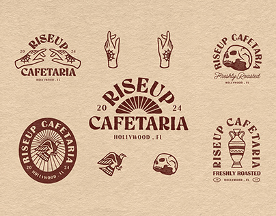 Riseup Cafetaria Branding