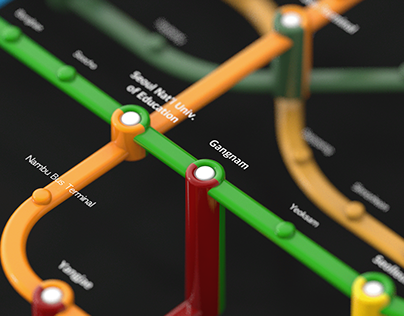 Seoul City Metro Map