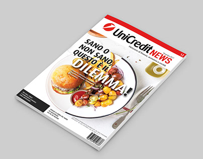 Covers for the magazine Unicredit