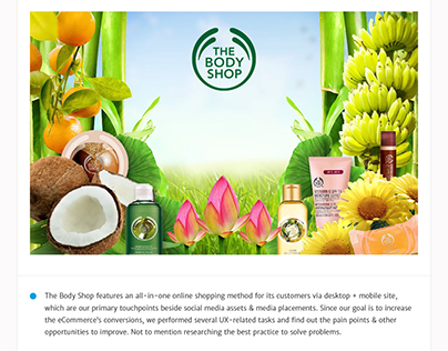 The Body Shop - eCommerce Optimization