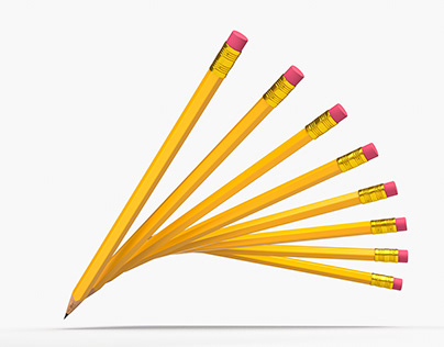 Creative pencils Levitating Abstract Pencils