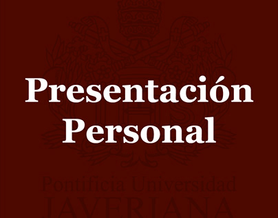 Presentación Personal