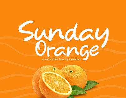 Sunday Orange Font free for commercial use
