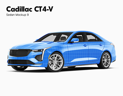 Cadillac CT4-V Sedan Mockup