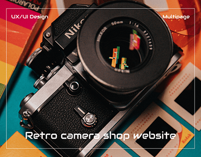 Retro camera multipage shop