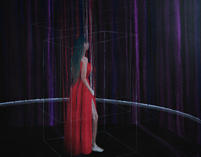 Subconscious, the woman in the red dress