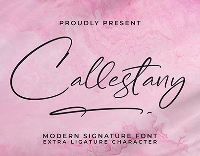 Callestany - Modern Signature Font