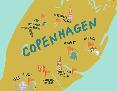 Copenhagen Destination Map