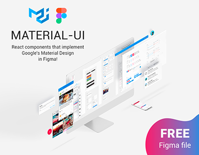 Material-UI: React components in Figma - Free Download