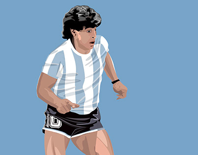 Maradona illustration