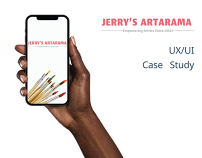 Jerry's Artarama UX/UI Case Study