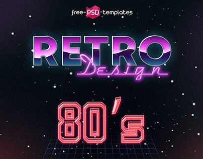 10 FREE 80S TEXT EFFECTS
