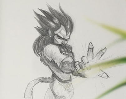 VEGETA SS4 GT SKETCH