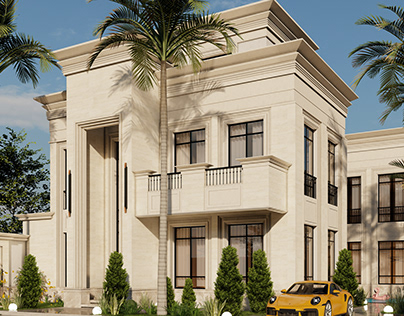 Project thumbnail - new classic villa in riyadh