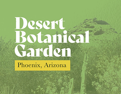 Desert Botanical Garden - B Roll and Title Designs