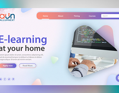 Learning Home Page - Smokey Theme