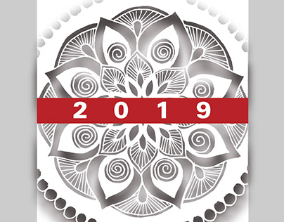 Calendar 2019 | Mandala inspired