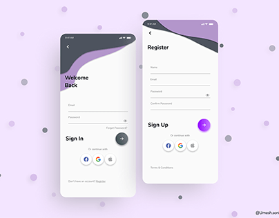 Sign Up/Sign in UI