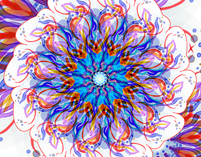 watercolor fractal
