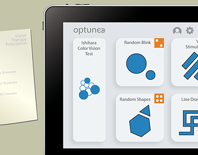 Optune, UX Design for Strabismus Patients