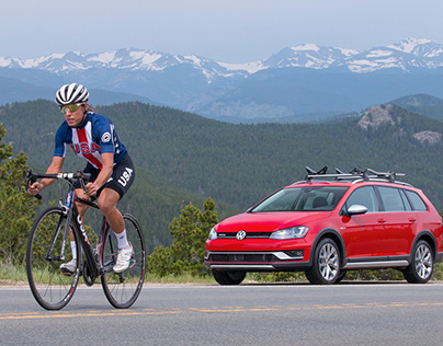 VW Alltrack & USA Cycling