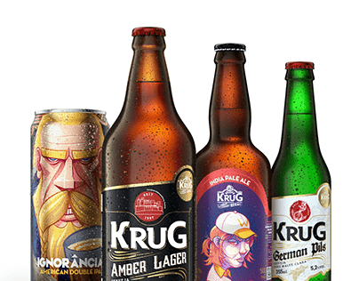 Krug Bier - 3D Still Renders
