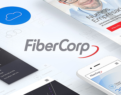 FiberCorp Digital brand + Redesigned Website